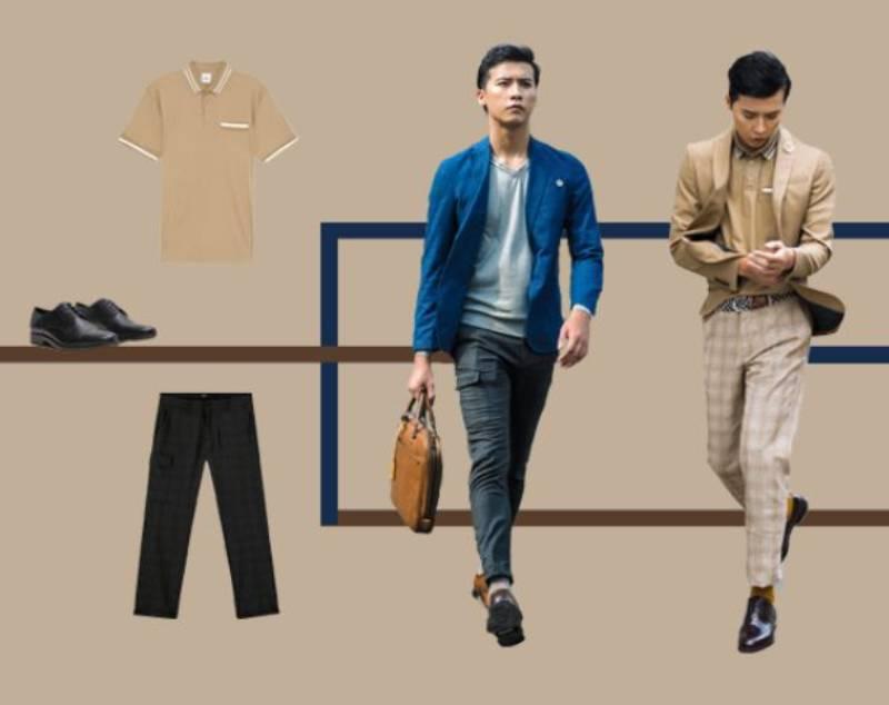 Phối quần đen với áo màu xám cho nữ giới, tạo nên sự tinh tế và hiện đại trong phong cách thời trang